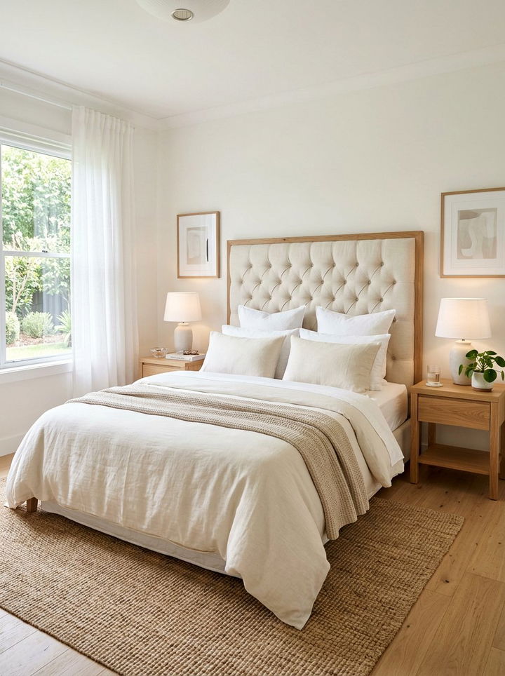30 Warm Farmhouse Cream Bedroom Ideas for a Soft Glow