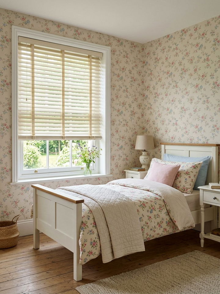 Cream Venetian Blinds With Tapes - 30 bedroom venetian blinds