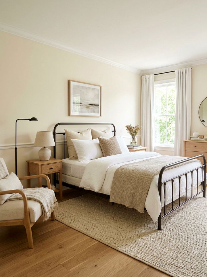 Cream bedroom paint - 30 bedroom paint color ideas