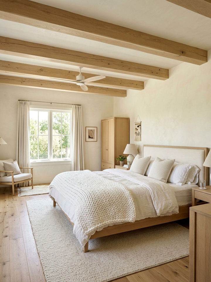 Creamy white bedroom - 30 romantic bedroom color ideas