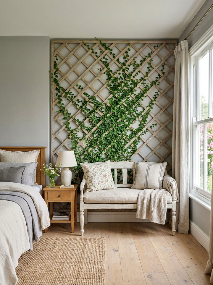 Creeping Fig Bedroom - 30 bedroom low light plants