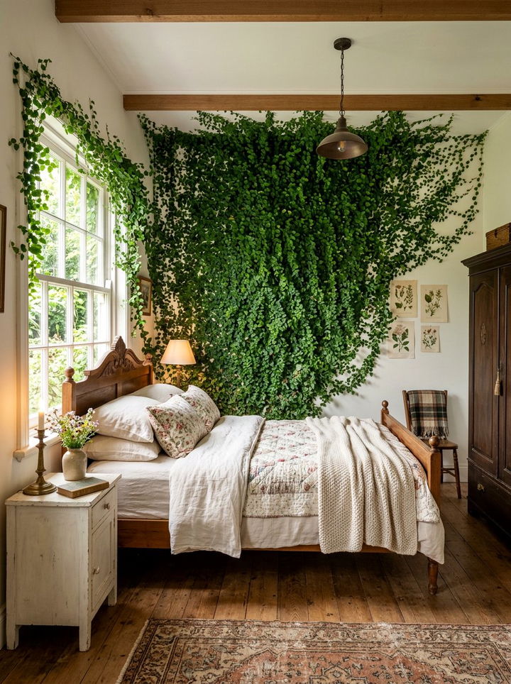 Creeping Fig Bedroom - 30 bedroom hanging plants