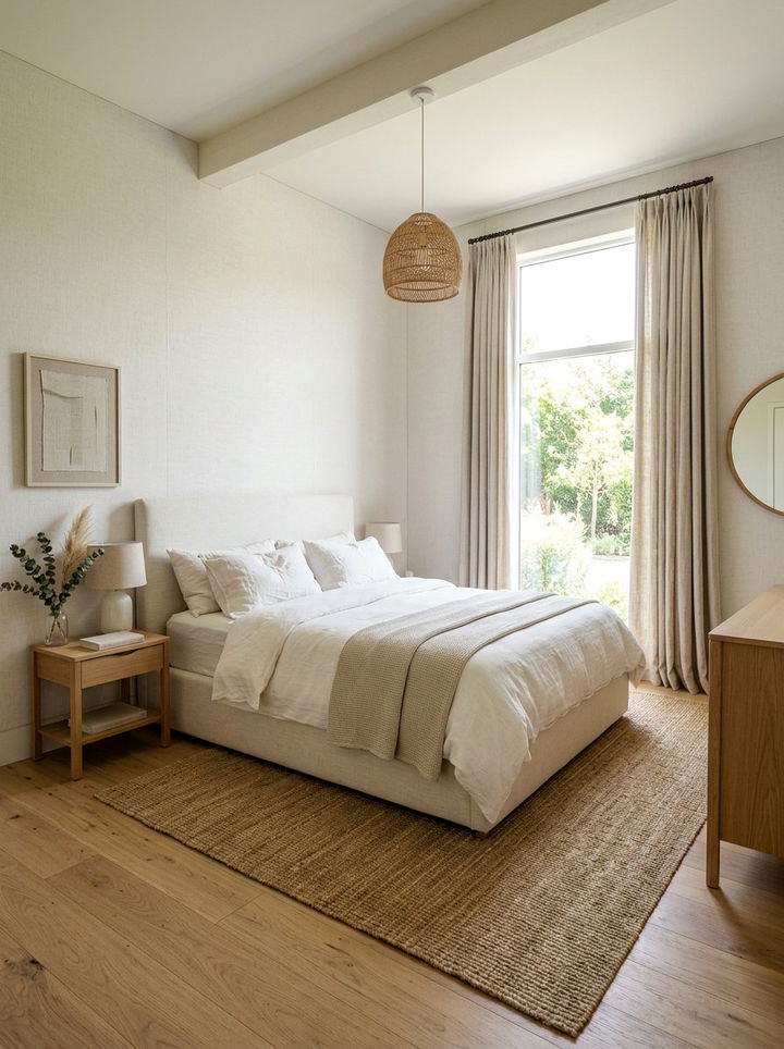 Crisp Linen Bedroom - 30 light color bedroom ideas