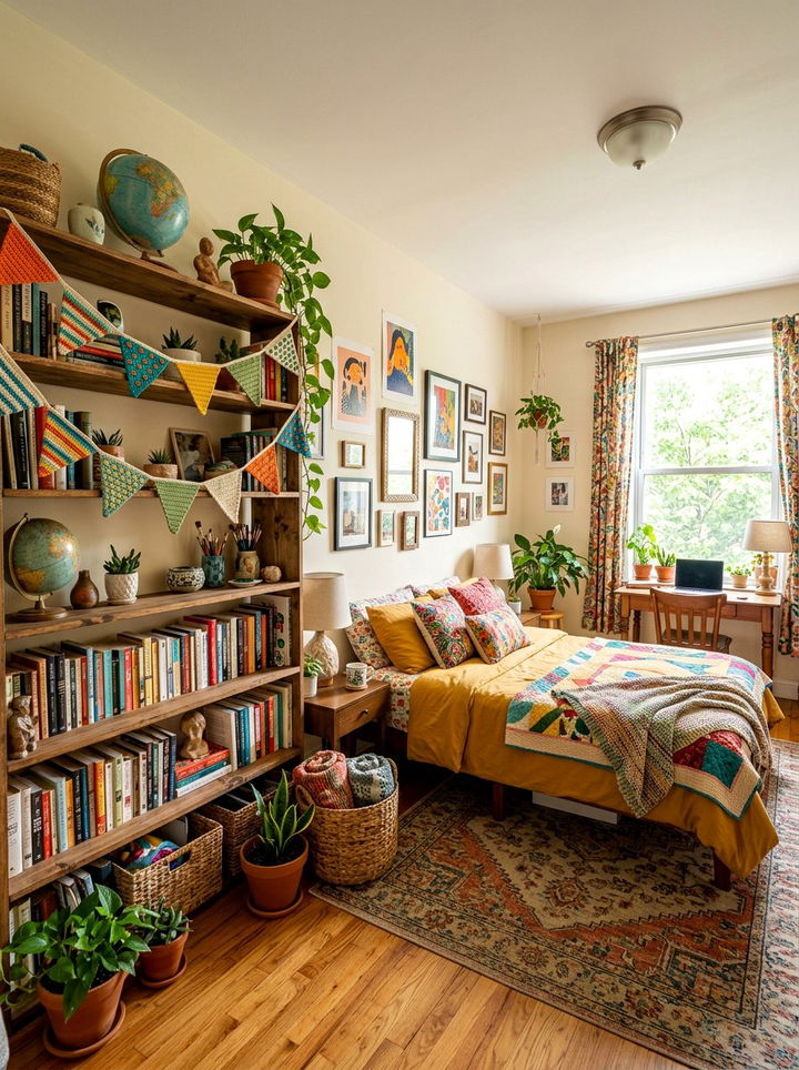 Crochet Bunting - 30 crocheted bedroom ideas