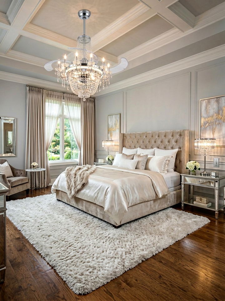 Crystal Fandelier - 30 bedroom fans