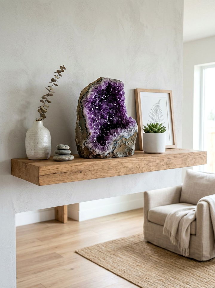 Crystal Geode - 30 bedroom decorative objects