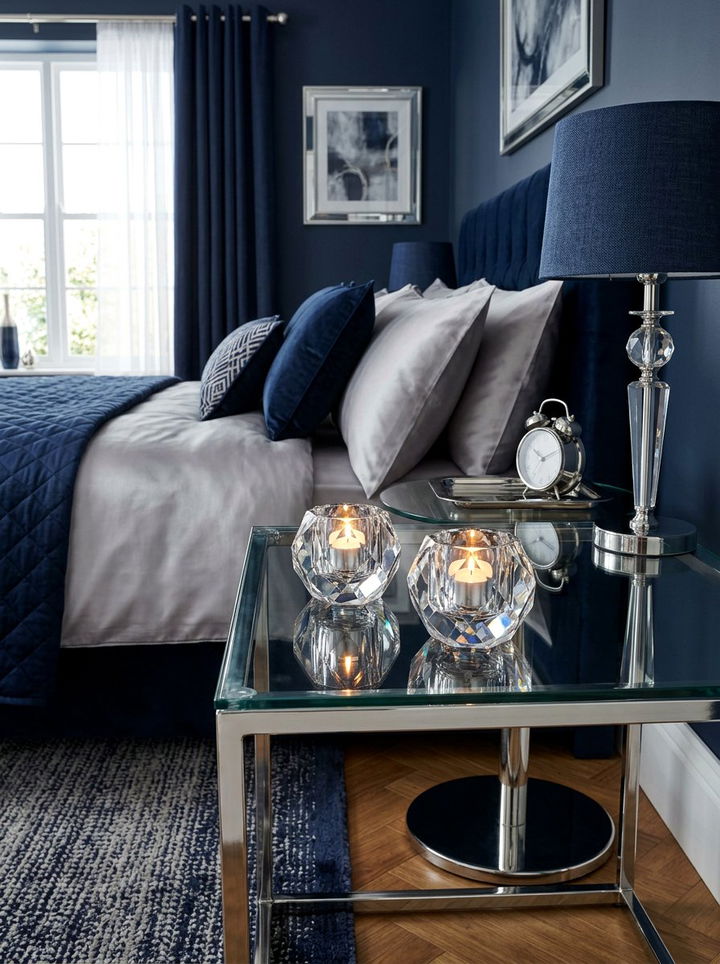 Crystal Tealight Holder - 30 bedroom candle holders