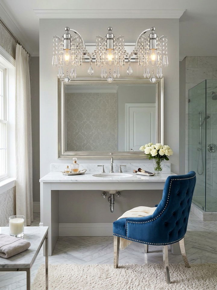 Crystal Vanity Light - 30 bedroom vanity lights