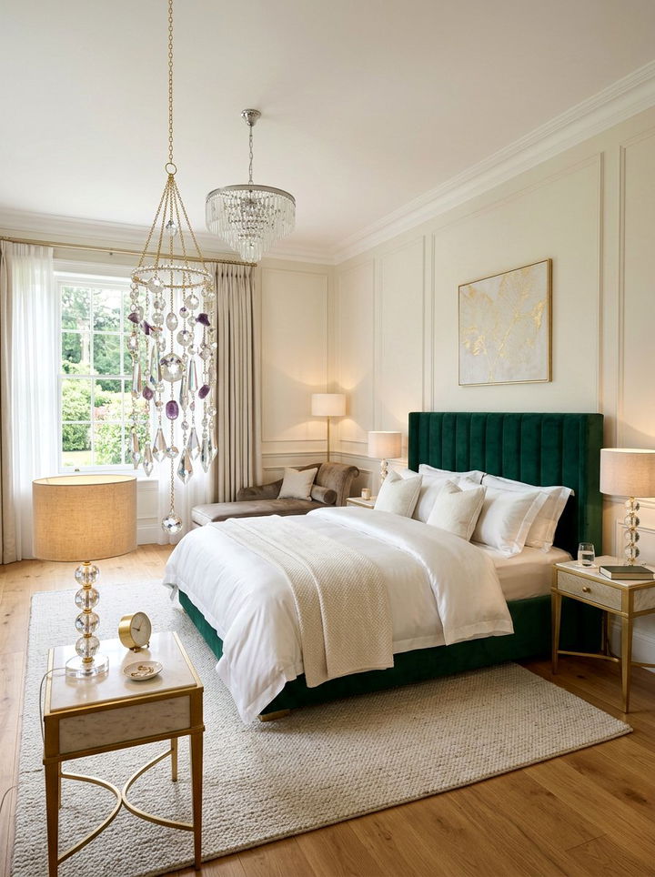 Crystal suncatcher wind chime - 30 bedroom wind chimes