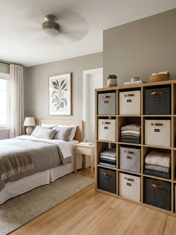 Cubby Storage Furniture - 30 bedroom shelving ideas