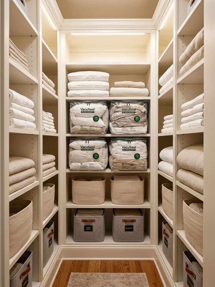 Cube Vacuum Bag Deep Shelf - 30 bedroom vacuum storage bags