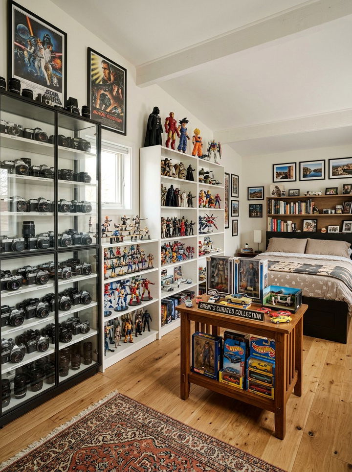 Curated Collections Bedroom - 30 cluttercore bedroom ideas