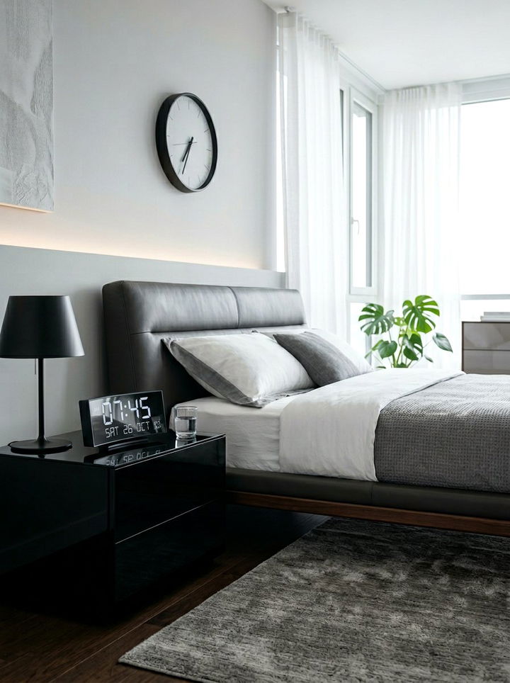 Curved screen digital clock - 30 bedroom alarm clocks