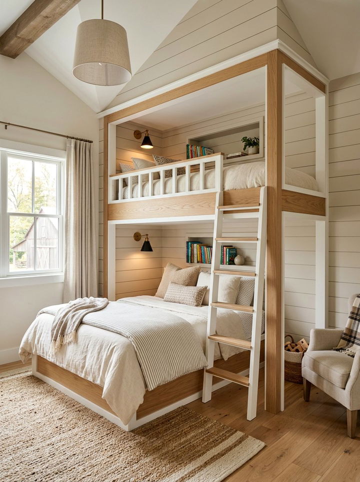 Custom Built In Bunk Bed - 30 bedroom bunk bed ideas