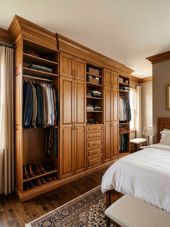 Custom Built In Closet - 30 bedroom closet systems