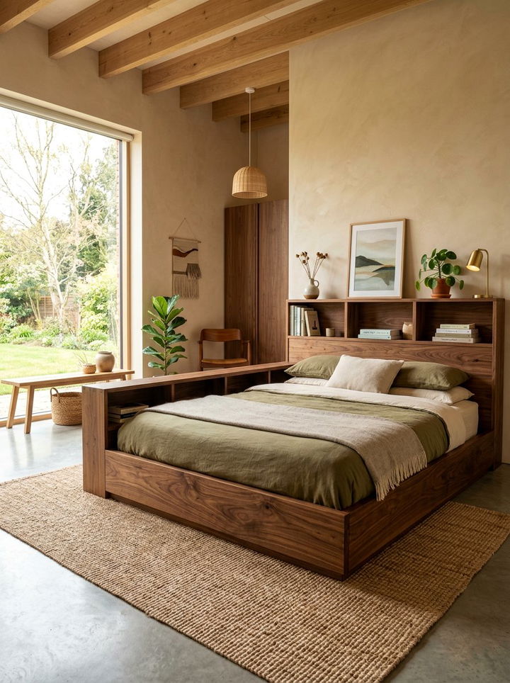 Custom Built Low Bed - 30 bedroom low profile beds