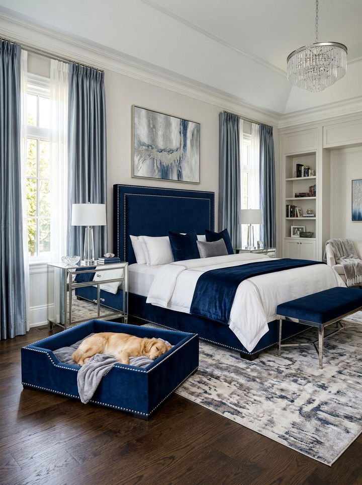 Custom Upholstered Dog Bed - 30 dog bed bedroom ideas