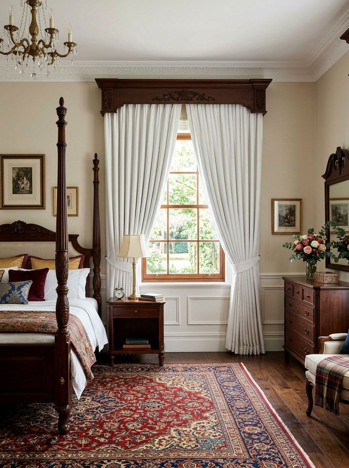 Custom Window Cornice - 30 bedroom blackout solutions