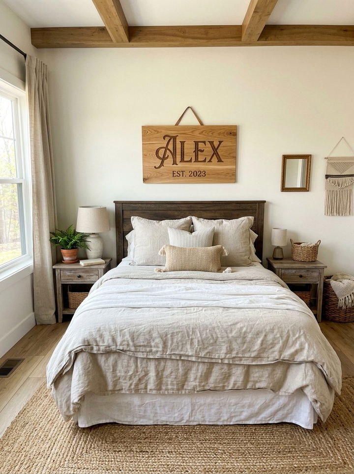 Custom Wooden Plaque - 30 bedroom medal display ideas