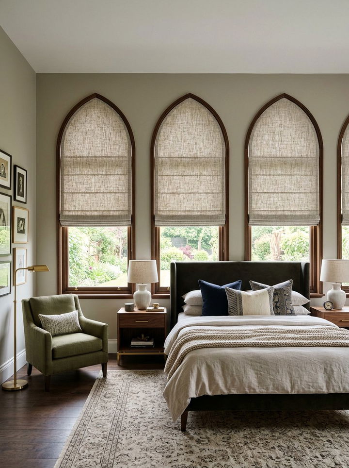 Custom roman shades - 30 bedroom roman shades
