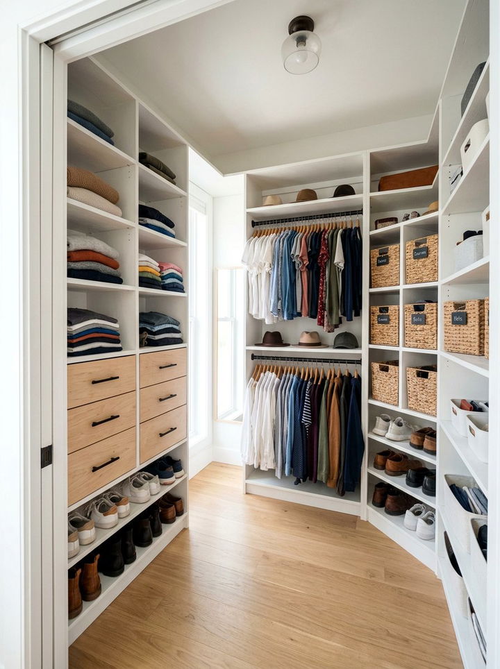 DIY Closet Shelving - 30 bedroom closet shelving ideas