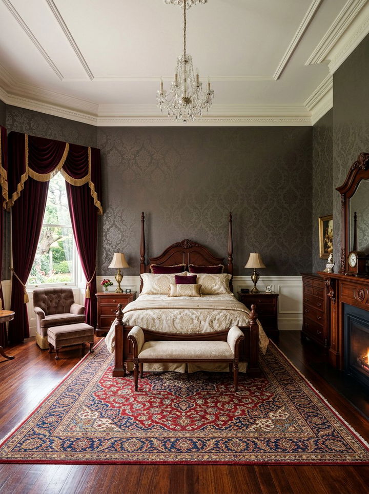 Damask Wall Stencil - 30 bedroom wall stencils