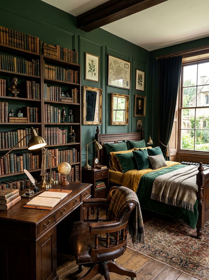 Dark Academia Bedroom - 30 teenage girl bedroom ideas