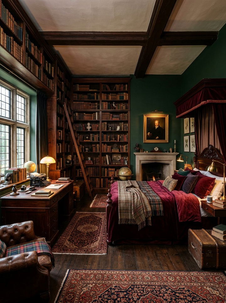 Dark Academia Bedroom - 30 young adult bedroom ideas