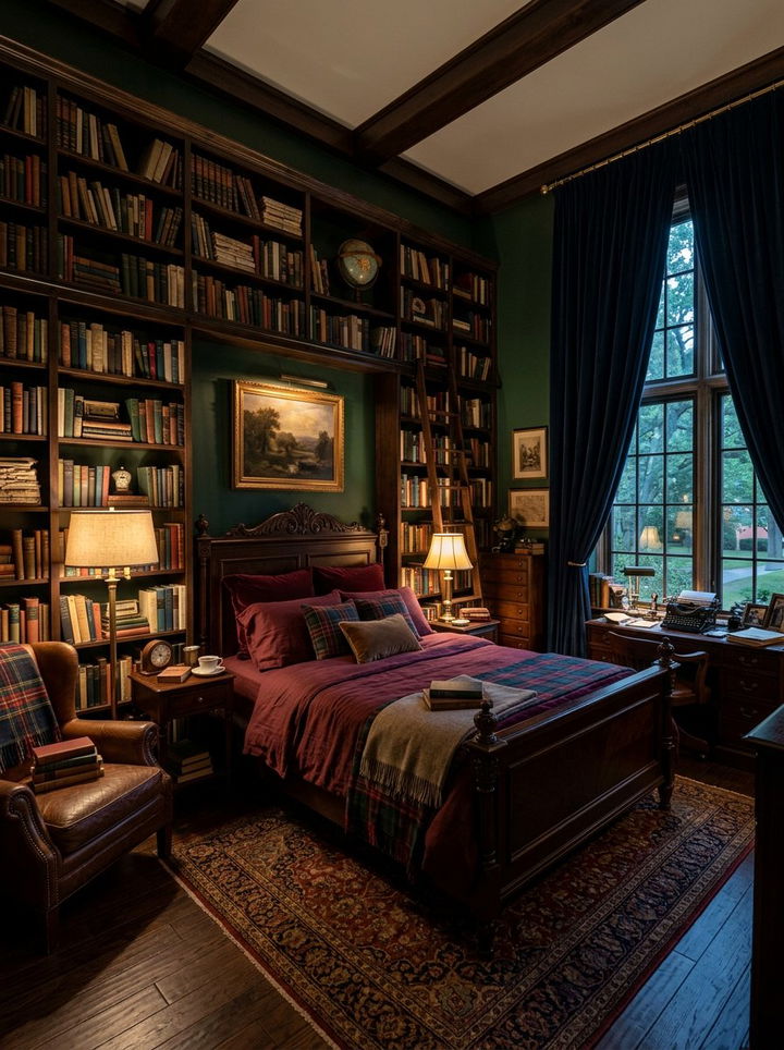 Dark Academia Bedroom Style - 30 magazine bedroom ideas