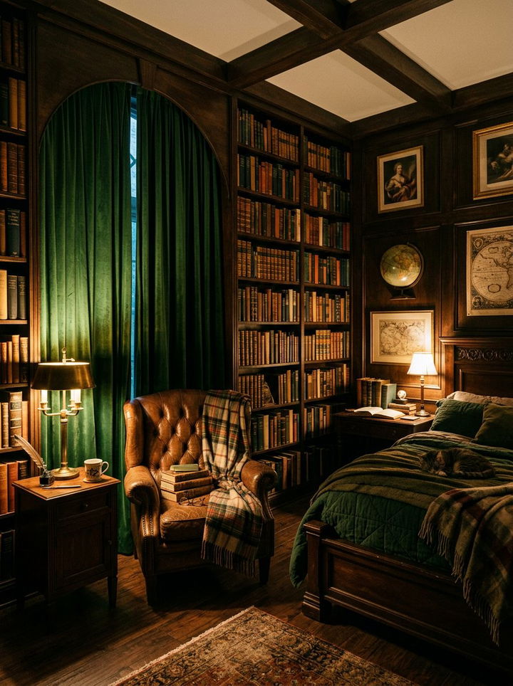 Dark Academia Curtains - 30 bedroom curtains