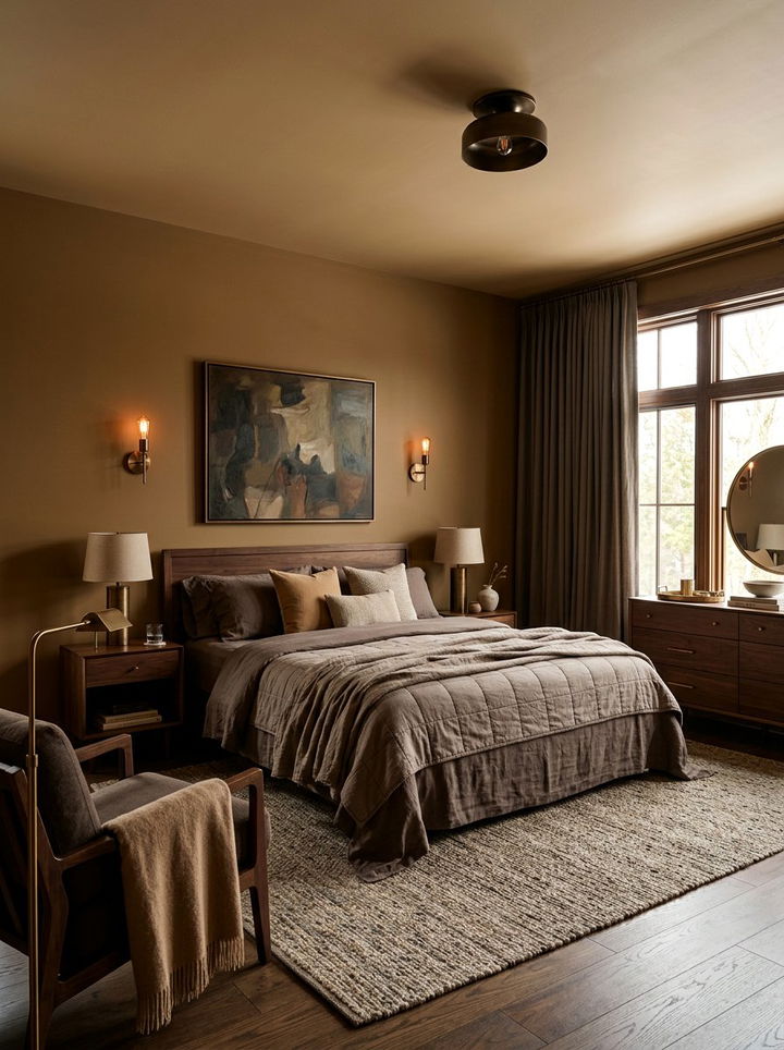 Dark Beige Bedroom - 30 beige bedroom ideas