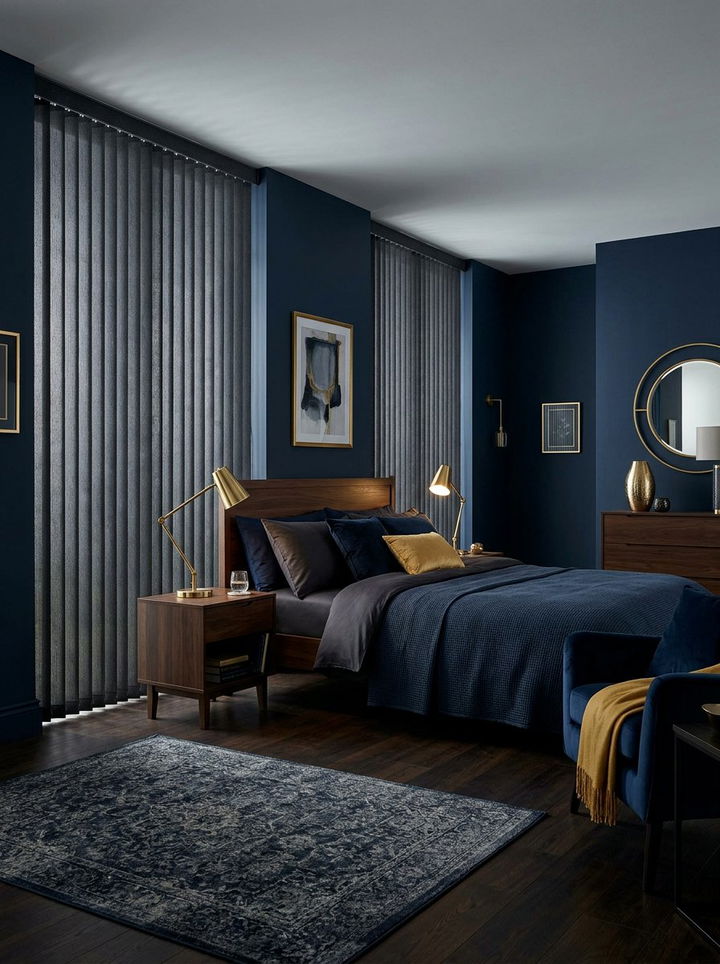 Dark Charcoal Vertical Blinds - 30 bedroom vertical blinds