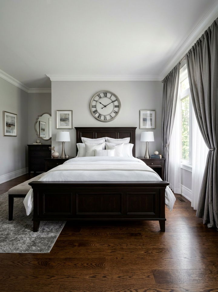 Dark Espresso Wood Panel Bed - 30 bedroom panel beds