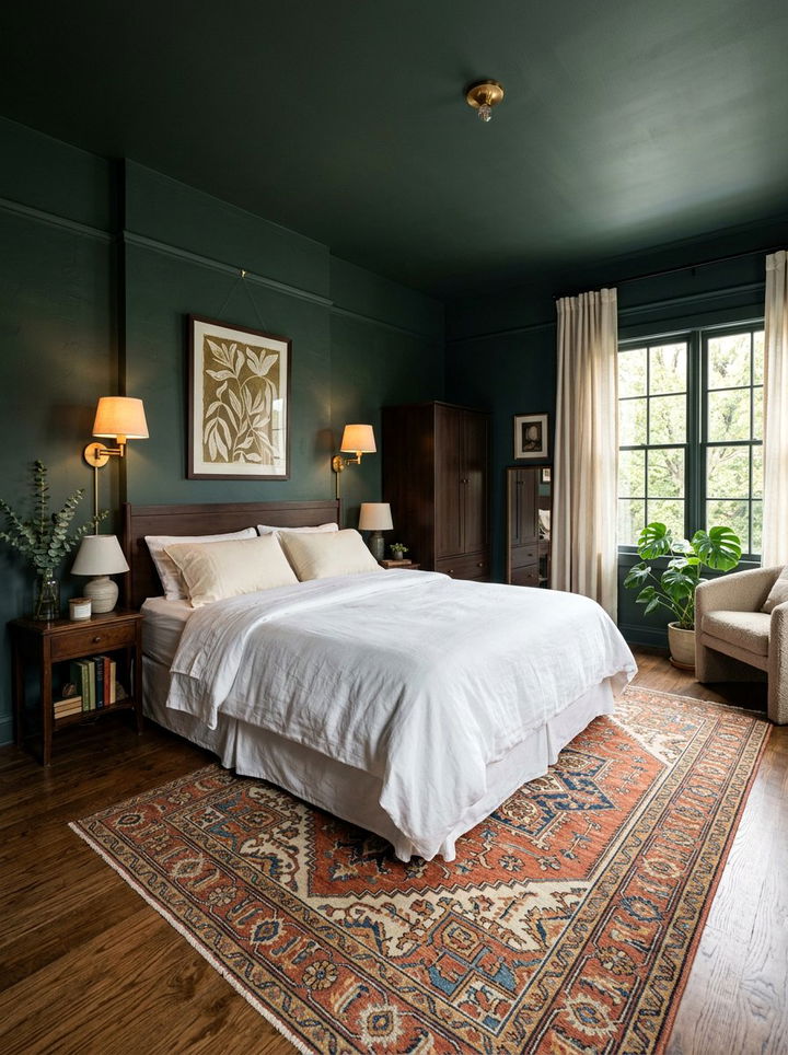 Dark Eucalyptus Green Bedroom - 30 eucalyptus green bedroom ideas