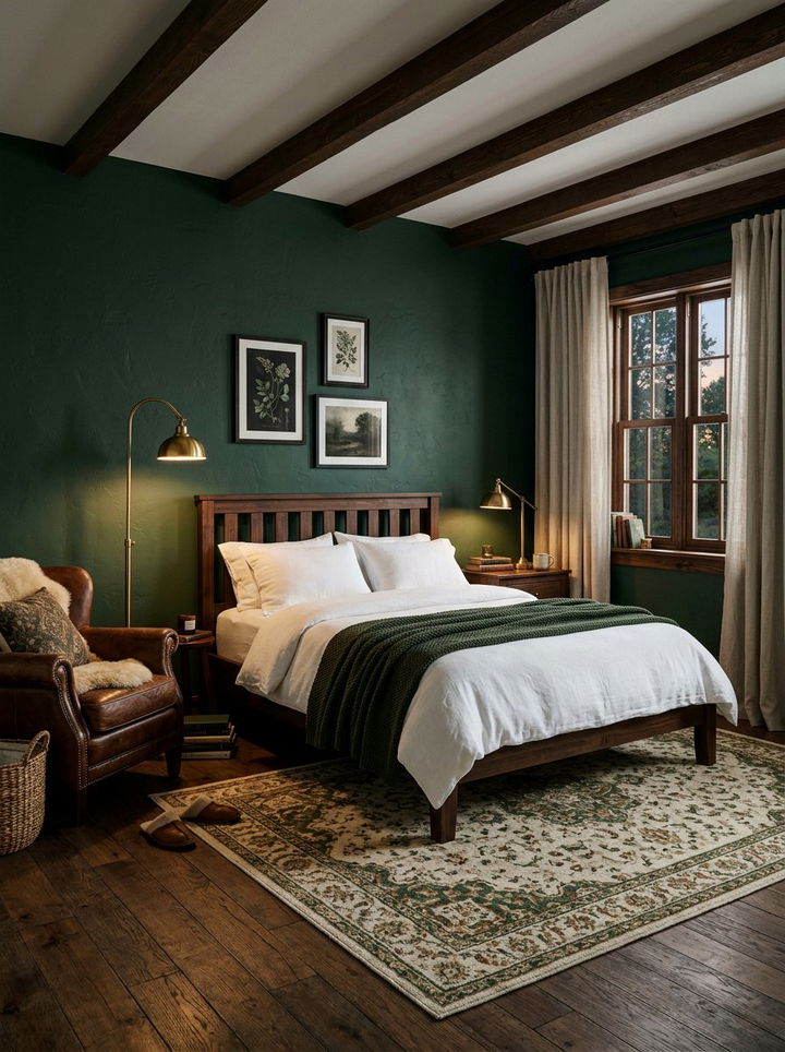 Dark Farmhouse Bedroom - 30 farmhouse bedroom ideas