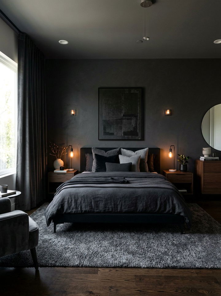 30 Stylish Bedroom Gray Walls for a Calm and Modern Vibe