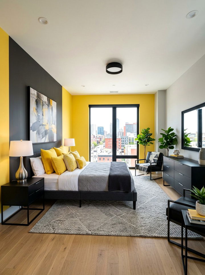 Dark Grey And Yellow Bedroom Walls - 30 bedroom yellow walls