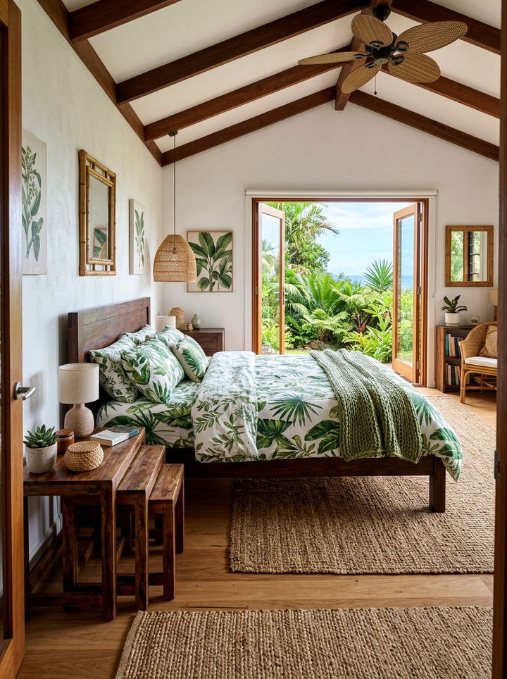 Dark Mango Wood Stacking Table - 30 bedroom nesting tables