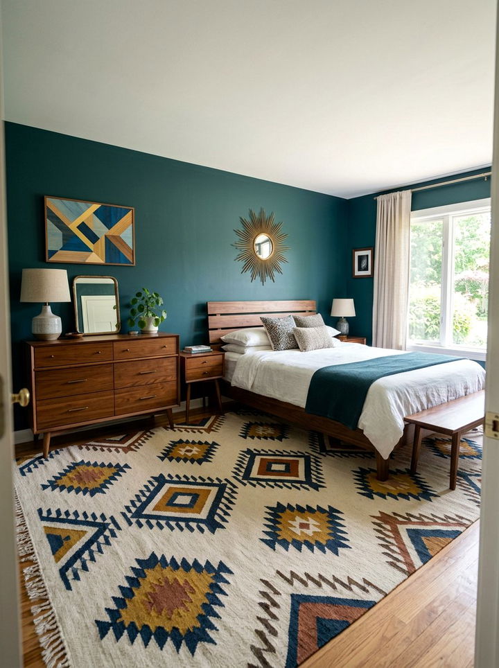 Dark Mid Century Modern Bedroom - 30 dark bedroom ideas