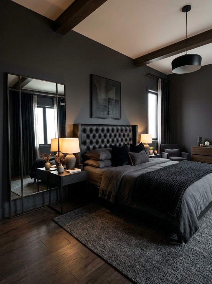 Dark Moody Bedroom - 30 luxe bedroom ideas
