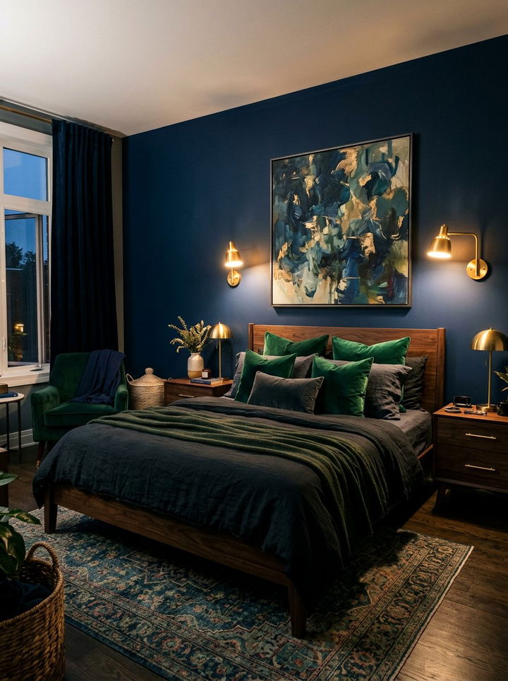 Dark Moody Room - 30 bedroom renovation ideas