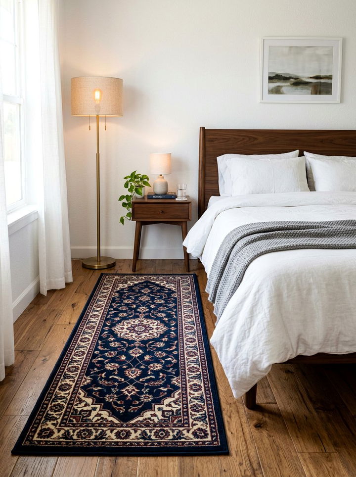 Dark Navy Bedroom Runner - 30 bedroom runner rugs