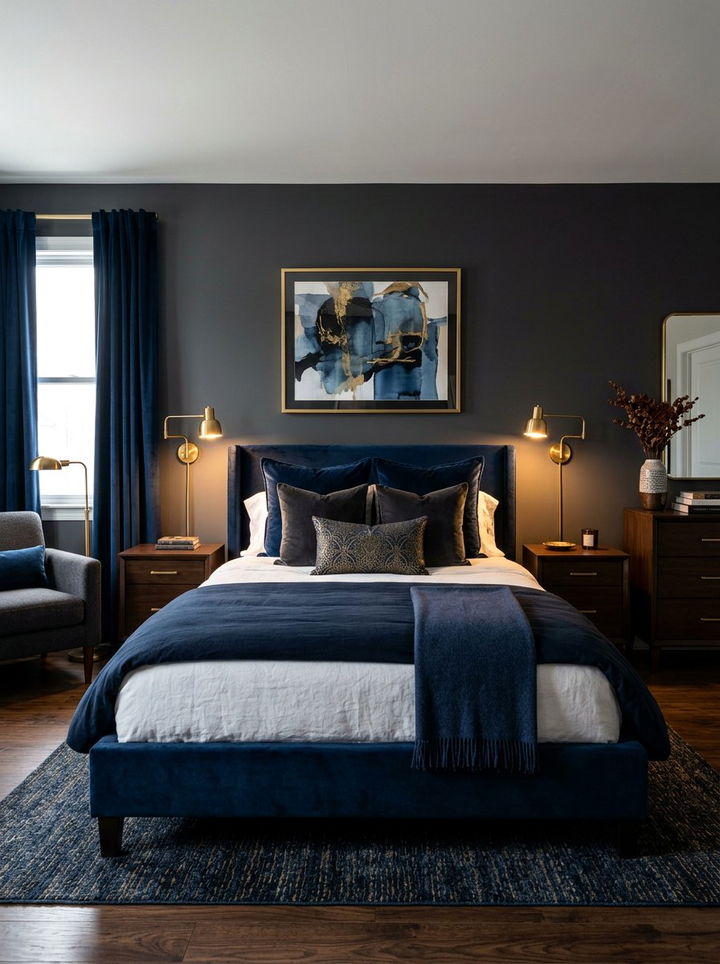 Dark Queen Bedroom - 30 queen size bedroom ideas