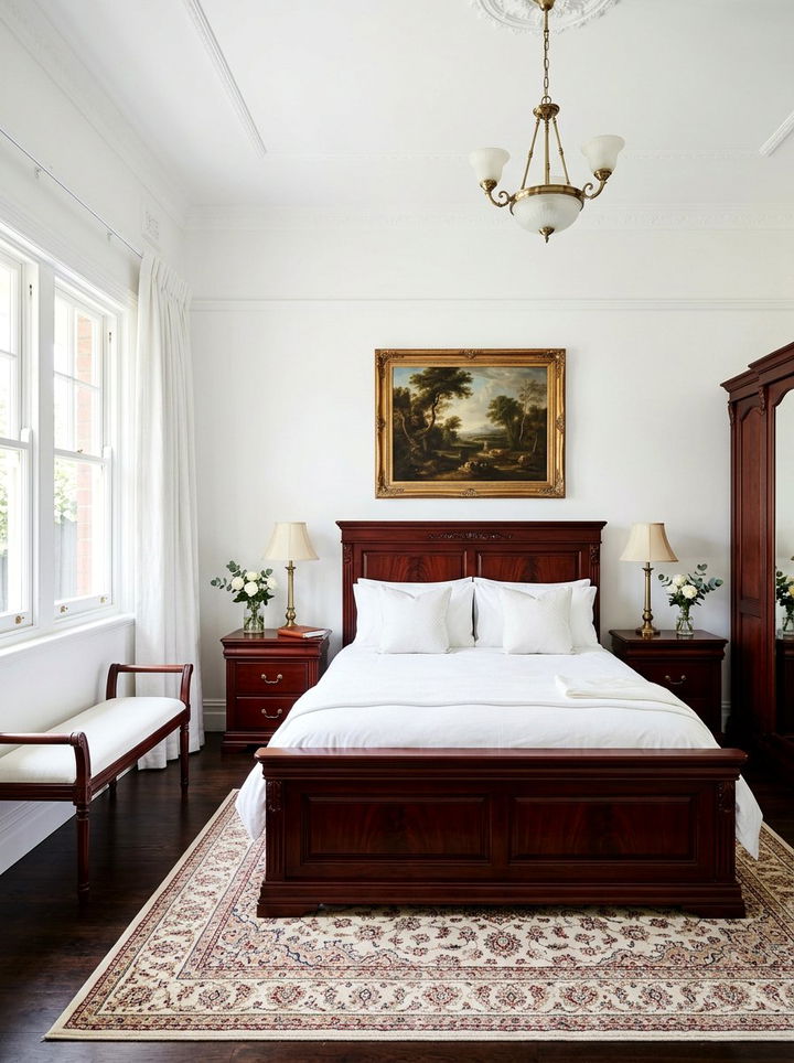 Dark Red Wood Furniture - 30 red and white bedroom color combo