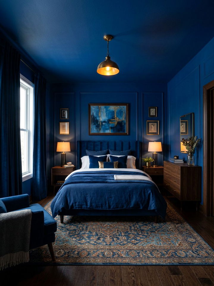 Dark Royal Blue Bedroom - 30 royal blue bedroom ideas