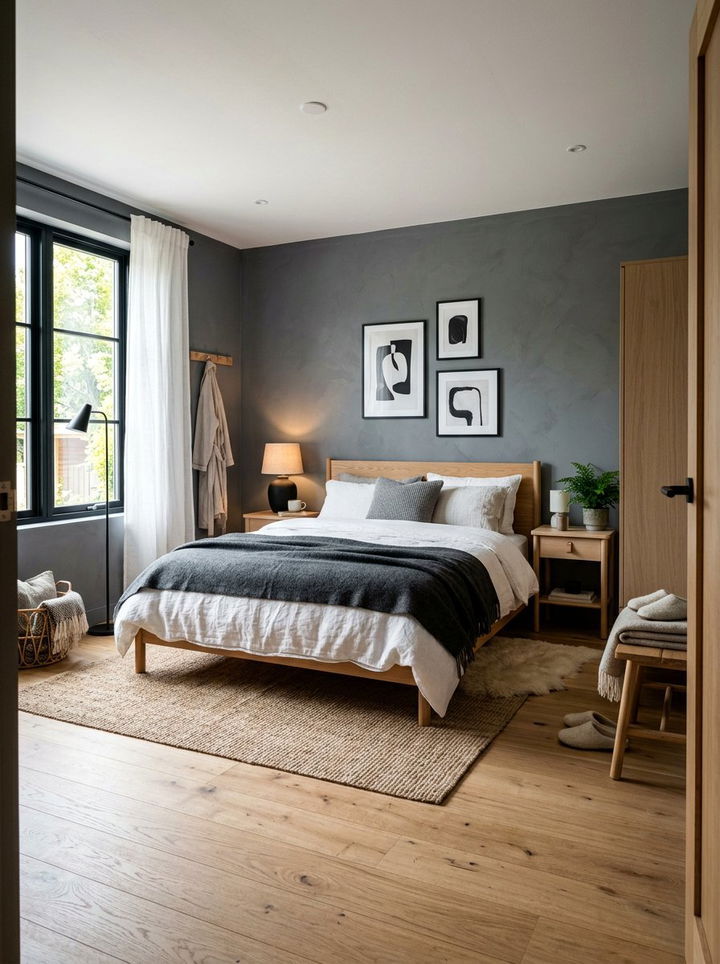 Dark Scandinavian Bedroom - 30 dark bedroom ideas