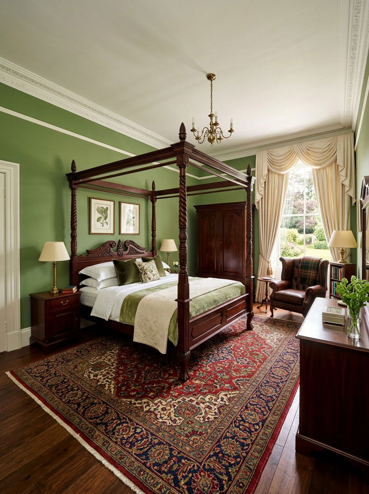 Dark Wood Furniture Green Bedroom - 30 fern green bedroom ideas