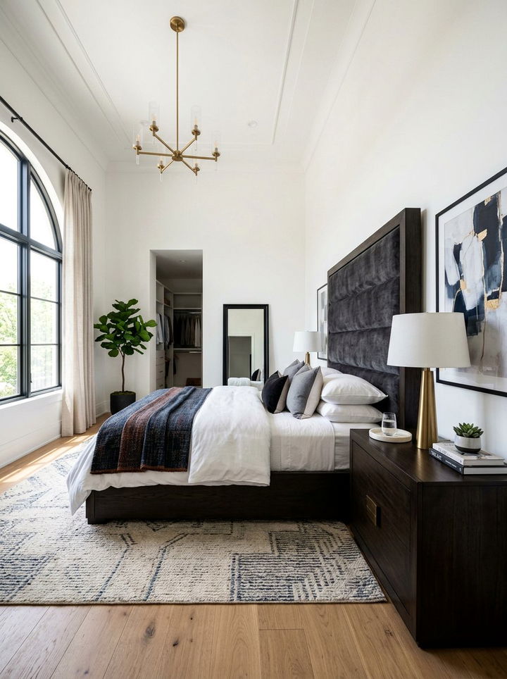 Dark Wood Nightstand - 30 bedroom nightstands