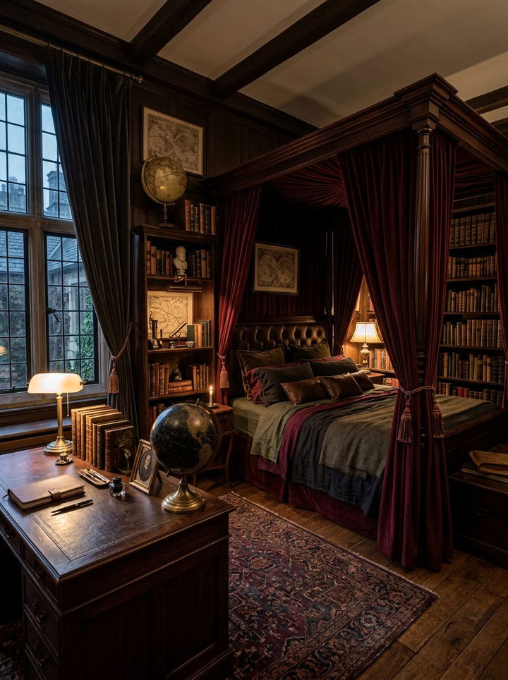 Dark academia bedroom - 30 designer bedroom ideas