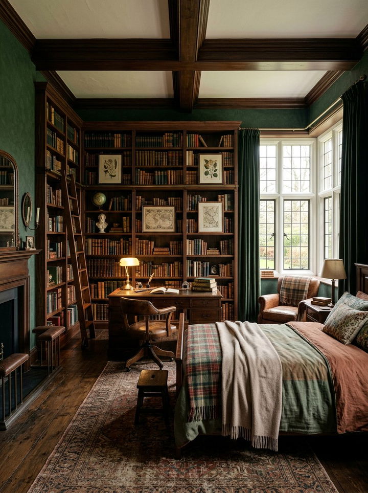 Dark academia bedroom - 30 teen bedroom ideas